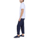POLO HOMBRE  EL GANSO POLO MANGA CORTA SEPIIA BLANCO