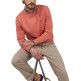SUDADERA HOMBRE  EL GANSO SUDADERA CUELLO CAJA ROJO