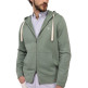 SUDADERA HOMBRE  EL GANSO SUDADERA CREMALLERA VERDE