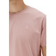 CAMISETA HOMBRE EL PULPO CAMISETA BÁSICA BORDADO ROSA P