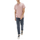 CAMISETA HOMBRE EL PULPO CAMISETA BÁSICA BORDADO ROSA P