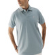 HOMBRE POLO LAVADO BORDADO A CONTRAST AZULGRIS