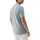 HOMBRE POLO LAVADO BORDADO A CONTRAST AZULGRIS