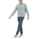 HOMBRE SUDADERA EL MAR TODO LO-CURA A AZULGRIS