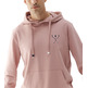 HOMBRE SUDADERA CAPUCHA PALAS DIBUJAD ROSA