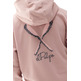 HOMBRE SUDADERA CAPUCHA PALAS DIBUJAD ROSA