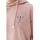 HOMBRE SUDADERA CAPUCHA PALAS DIBUJAD ROSA