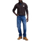 SUDADERA HOMBRE  LEE WORKWEAR HALF ZIP CHOCOLATE TO