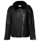 CAZADORA BIKER CON PELO SINTÉTICO MUJER ESPRIT