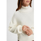 JERSEY ACANALADO DE CUELLO ALTO MUJER ESPRIT