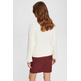 JERSEY ACANALADO DE CUELLO ALTO MUJER ESPRIT