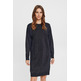 VESTIDO MIDI DE PUNTO EFECTO BRILLANTE MUJER ESPRIT