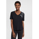 CAMISETA CON CUELLO PICO Y LENTEJUELAS MUJER ESPRIT