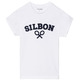 NIÑO CAMISETA KIDS RAQUETA MEDIA BL BLANCO