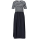 MUJER MAT MIX DRESS_STRIPED 27502