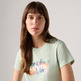 CAMISETA MUJER LEVIS PERFECT LOGO BATWING FLORAL