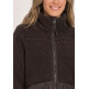MUJER MAT MIX TEDDY COAT W. QUILTING 17111