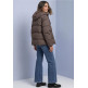 MUJER SHORT PADDED JKT W. AOP AND GL 37111