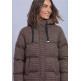 MUJER SHORT PADDED JKT W. AOP AND GL 37111