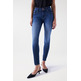 VAQUEROS DESTINY PUSH UP SKINNY CON LAVADO OSCURO MUJER SALSA