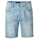 VAQUERO HOMBRE SALSA JEANS SHORT S-ACTIV MEDIUM BLUE WASH