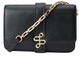 BOLSO CRUZADO EFECTO PIEL CON LOGOTIPO METÁLICO