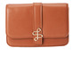 BOLSO CRUZADO EFECTO PIEL CON LOGOTIPO METÁLICO