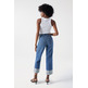 VAQUERO RECTO MUJER SALSA JEANS EFECTO PUSH IN TIRO ALTO