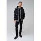 CAZADORA HOMBRE  SALSA JEANS HOODED FAKE LEATHER BOMBER JAC