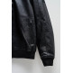 CAZADORA HOMBRE  SALSA JEANS HOODED FAKE LEATHER BOMBER JAC