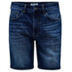 VAQUERO HOMBRE SALSA JEANS SHORT S-ACTIV DARK WASH