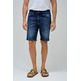 VAQUERO HOMBRE SALSA JEANS SHORT S-ACTIV DARK WASH
