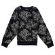 SUDADERA MUJER SALSA JEANS CON ESTAMPADO FLORAL TEXTURIZADO