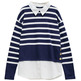 SUDADERA MUJER SALSA JEANS COMBINADA CON CAMISA