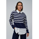 SUDADERA MUJER SALSA JEANS COMBINADA CON CAMISA