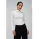 JERSEY MUJER SALSA JEANS PUNTO DE CANALÉ DETALLE FLORES