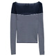 JERSEY A RAYAS MUJER SALSA JEANS CON TRANSPARENCIA