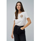 CAMISETA MUJER SALSA JEANS CON RECORTE FLORAL