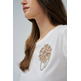 CAMISETA MUJER SALSA JEANS CON RECORTE FLORAL