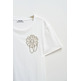 CAMISETA MUJER SALSA JEANS CON RECORTE FLORAL