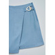VAQUERO MUJER SALSA JEANS SKORT LIGHTDENIM