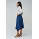 FALDA MIDI VAQUERA MUJER SALSA JEANS TRUE