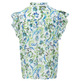 BLUSA ESTAMPADA MUJER SALSA JEANS CON DETALLE DE VOLANTES
