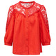 CAMISA MUJER SALSA JEANS LINEN SHIRT WITH LACE AND RIBB