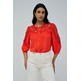 CAMISA MUJER SALSA JEANS LINEN SHIRT WITH LACE AND RIBB