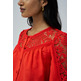 CAMISA MUJER SALSA JEANS LINEN SHIRT WITH LACE AND RIBB