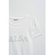 CAMISETA MUJER SALSA JEANS CON BRANDING FLORAL