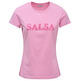 CAMISETA MUJER SALSA JEANS CON BRANDING FLORAL