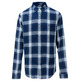 CAMISA HOMBRE SALSA JEANS SLIM FIT SHIRT INDIGO PLAID