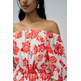 VESTIDO MUJER SALSA JEANS OFF-SHOULDER TWO-TONE PRINT DR